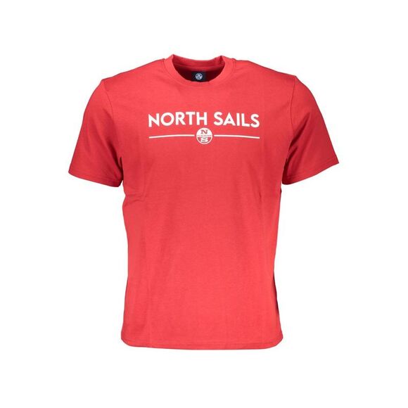 North Sails Rosso Cotton Men Men's T-Shirt